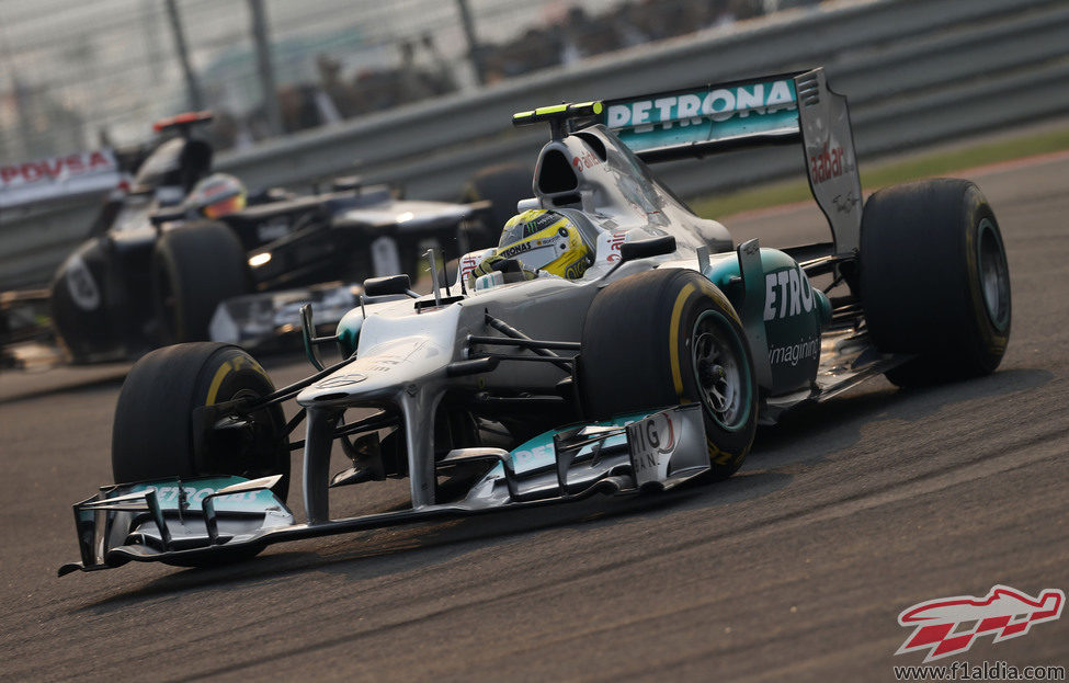 Nico Rosberg luchó con los Williams por entrar en los puntos