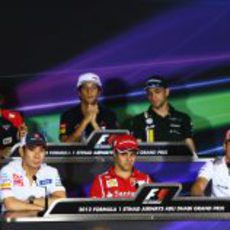 Rueda de prensa de la FIA del jueves en el GP de Abu Dabi 2012