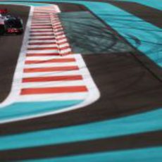 Lewis Hamilton en los libres del GP de Abu Dabi 2012