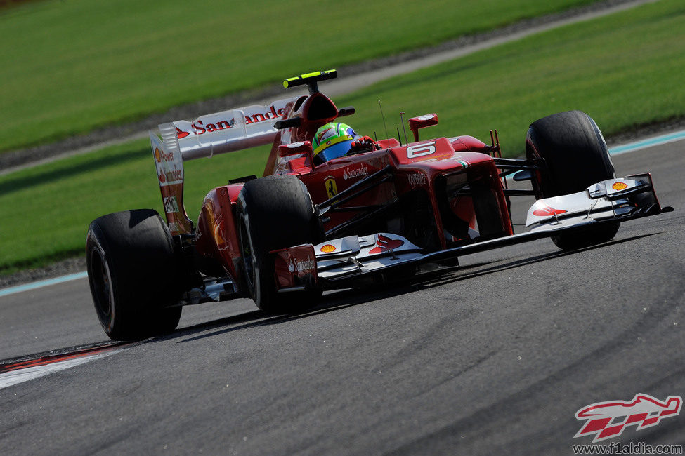 Felipe Massa tuvo un ritmo aceptable con el F2012