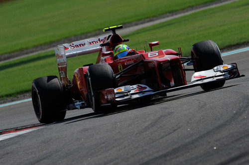 Felipe Massa tuvo un ritmo aceptable con el F2012