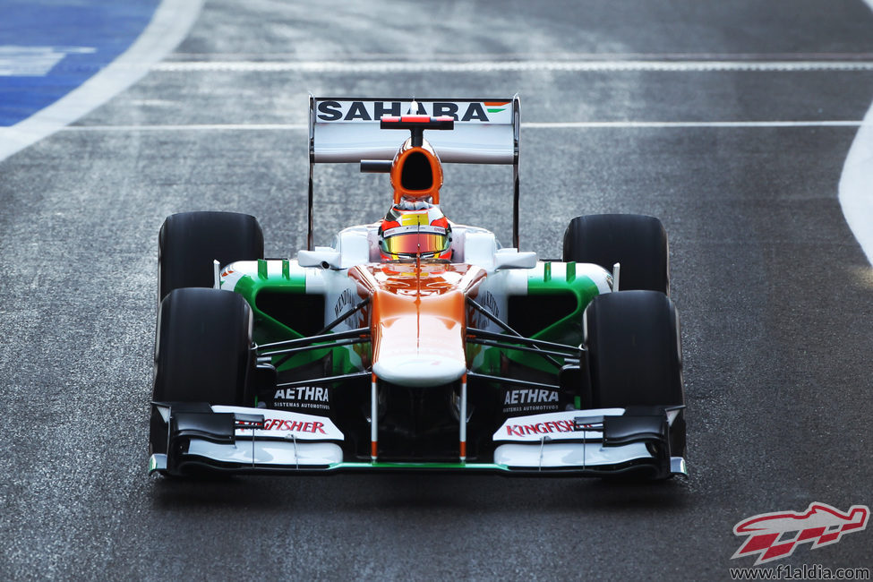 Jules Biancho rodó con el VJM05 en Yas Marina