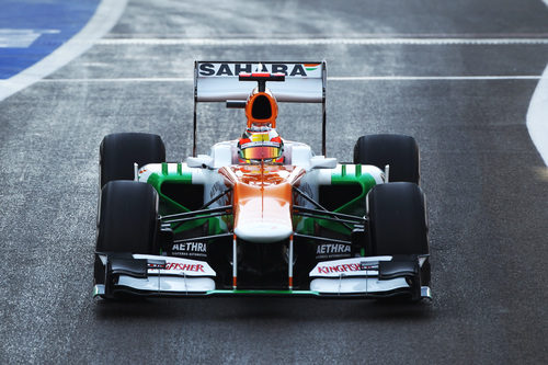 Jules Biancho rodó con el VJM05 en Yas Marina