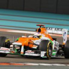 Paul di Resta no estuvo muy cómodo con el VJM05