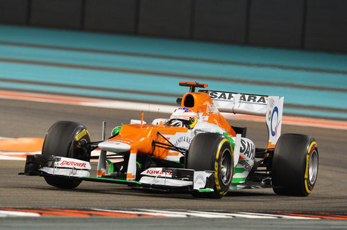 Paul di Resta no estuvo muy cómodo con el VJM05