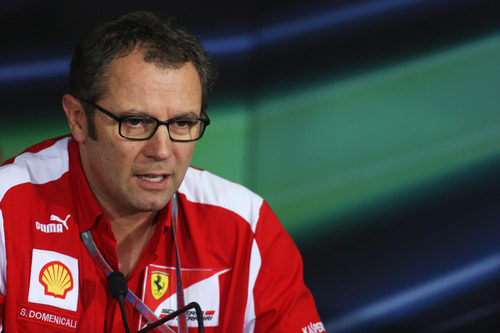 Stefano Domenicali en la rueda de prensa de la FIA en India