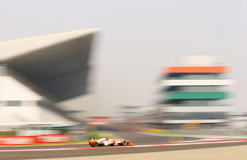 Narain Karthikeyan en la clasificación de Buddh