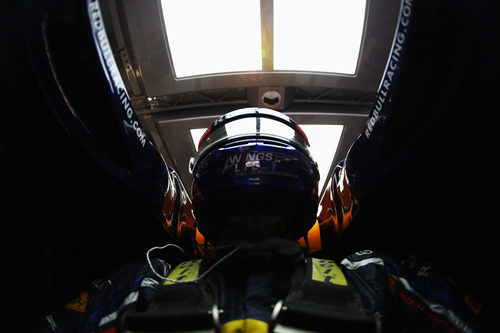 Imagen de Webber desde dentro del 'cockpit' del RB8