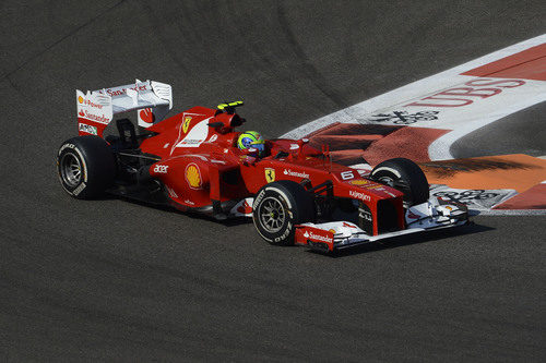 Felipe Massa clasificó noveno en Abu Dabi