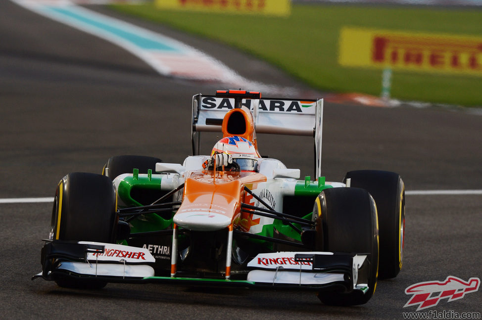 El VJM05 de Paul di Resta saldrá duodécimo en Abu Dabi