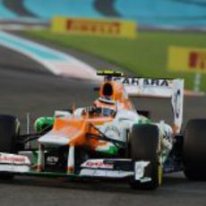 Nico Hülkenberg estuvo a punto a entrar en la Q3 en Abu Dabi