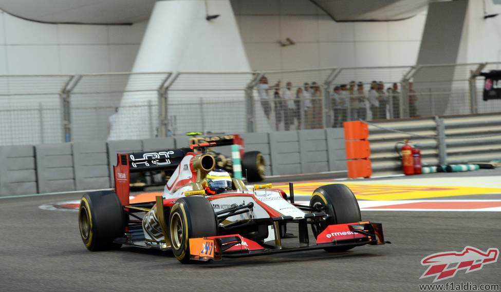 Pedro de la Rosa terminó 17º el GP de Abu Dabi 2012