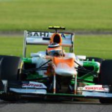 Nico Hülkenberg abandonó en el GP de Abu Dabi 2012