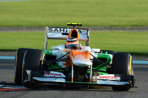 Nico Hülkenberg abandonó en el GP de Abu Dabi 2012