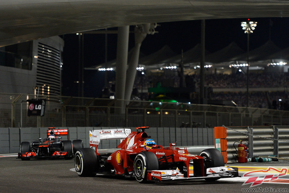 Fernando Alonso termina segundo en Abu Dabi