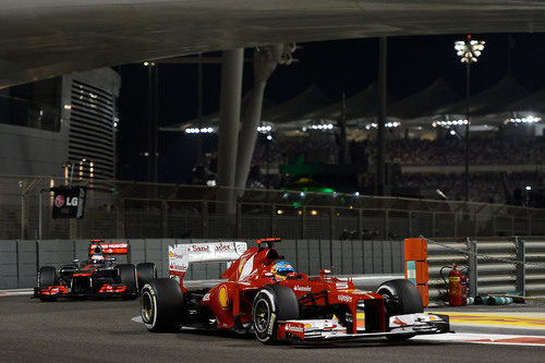 Fernando Alonso termina segundo en Abu Dabi