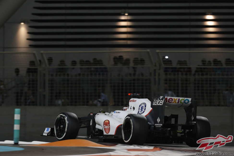 Kamui Kobayashi acabó sexto en Abu Dabi