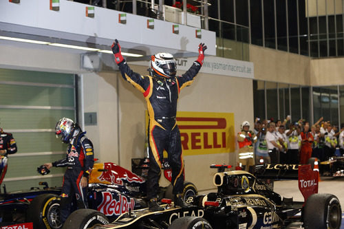 Kimi Räikkönen triunfó en el GP de Abu Dabi 2012