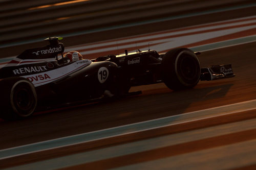 Bruno Senna consiguió puntuar en Abu Dabi al ser octavo