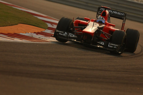 Timo Glock exprimió su MR01 en India y terminó 20º