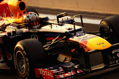 António Félix da Costa rueda con el RB8 en Yas Marina