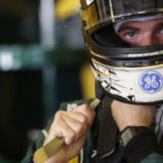 Giedo van der Garde se prepara para rodar con el CT01