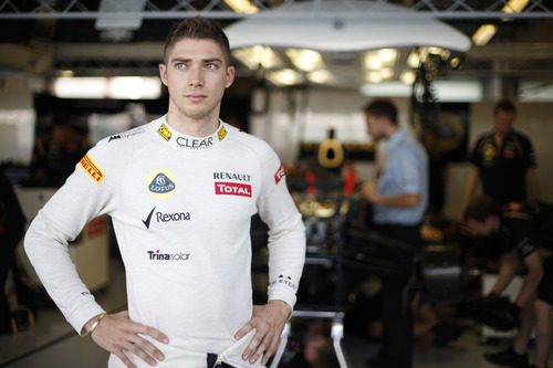 Edoardo Mortara estuvo con Lotus en los test para rookies de Abu Dabi