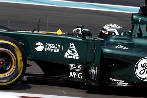 Giedo van der Garde también rodó con Caterham el segundo día de test