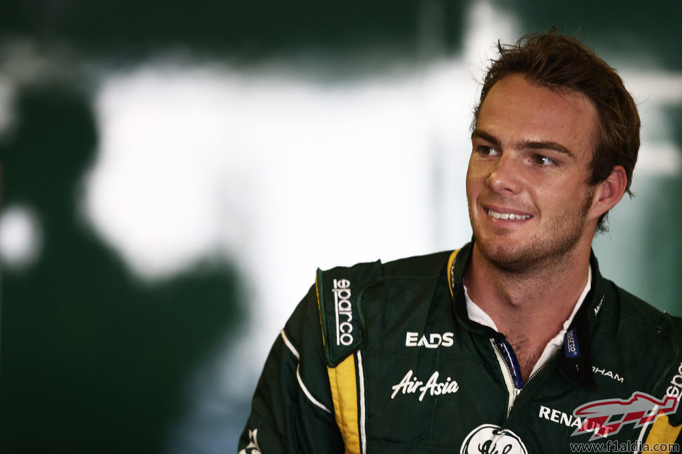 Giedo van der Garde rodó con Caterham los dos primeros días de test en Abu Dabi