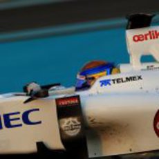 Esteban Gutiérrez estuvo también con Sauber el tercer día de test