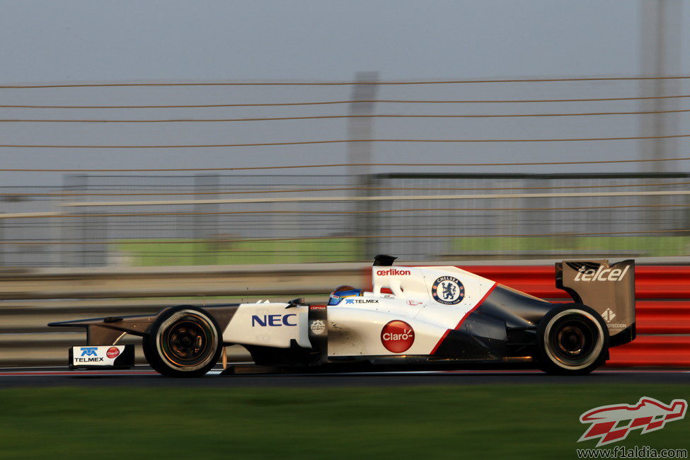 Esteban Gutiérrez terminó los test en Abu Dabi en tercera posición
