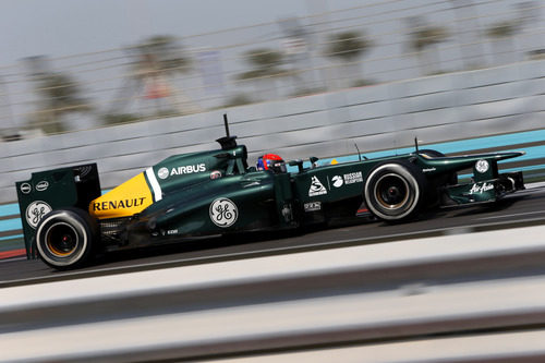 Alexander Rossi pilotó para Caterham en Abu Dabi