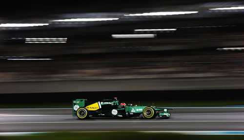 Heikki Kovalainen en los libres del GP de Abu Dabi 2012