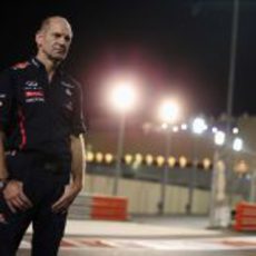 Adrian Newey en Yas Marina