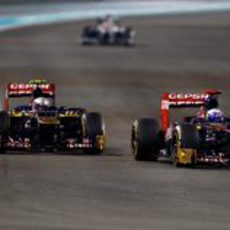 Los dos hombres de Toro Rosso luchan por posición en Abu Dabi