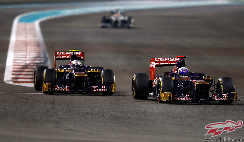 Los dos hombres de Toro Rosso luchan por posición en Abu Dabi