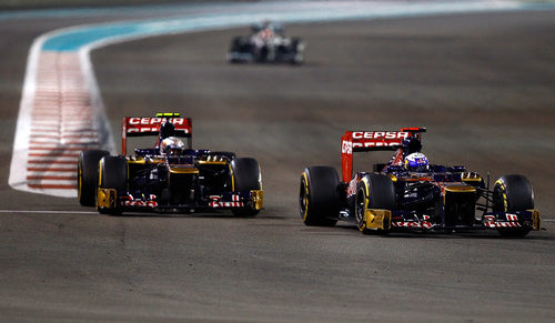 Los dos hombres de Toro Rosso luchan por posición en Abu Dabi