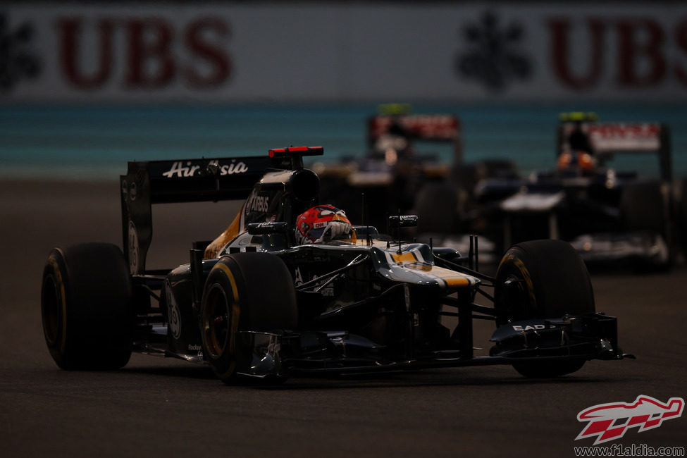 Heikki Kovalainen logró un gran decimotercer puesto en Abu Dabi