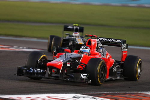 Timo Glock estuvo a punto de mejorar su resultado en Abu Dabi