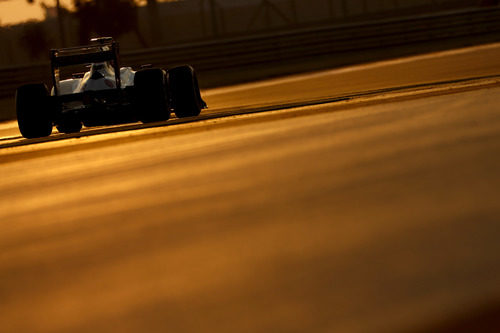 Pastor Maldonado conduce el FW34 en la clasificación de Abu Dabi