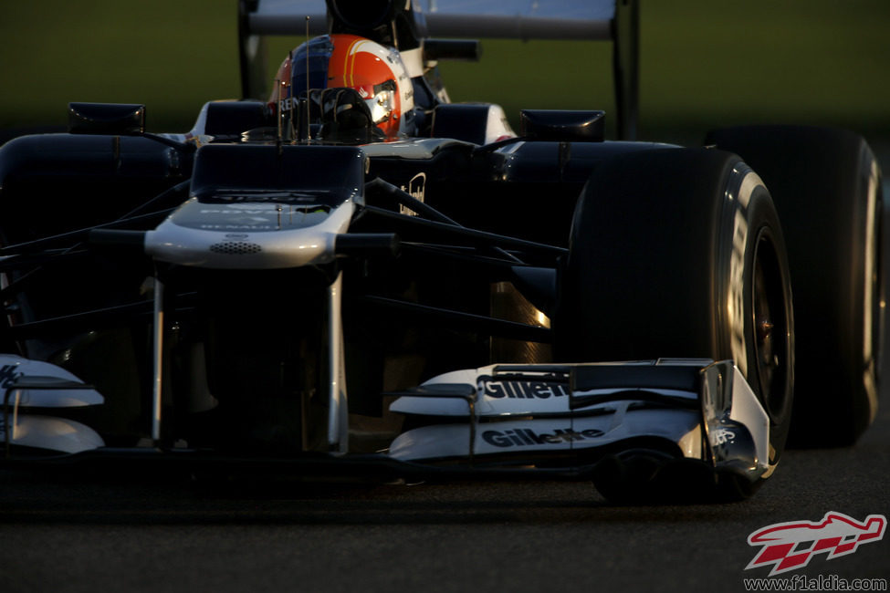 Bruno Senna prueba los blandos en los Libres 3 de Abu Dabi