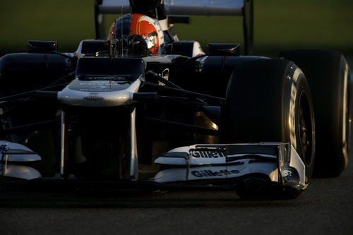 Bruno Senna prueba los blandos en los Libres 3 de Abu Dabi