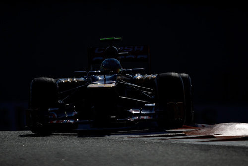 Jean-Eric Vergne volvió a caer en la Q1 en Abu Dabi