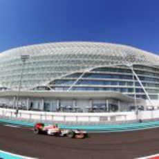 Narain Karthikeyan saldrá último en el GP de Abu Dabi 2012