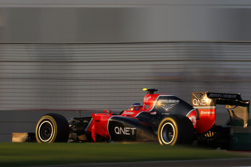 Charles Pic rueda con blandos en los Libres 3 de Abu Dabi