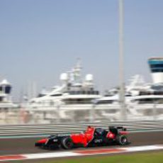 Timo Glock completa los Libres 3 del GP de Abu Dabi 2012