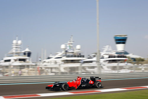 Timo Glock completa los Libres 3 del GP de Abu Dabi 2012