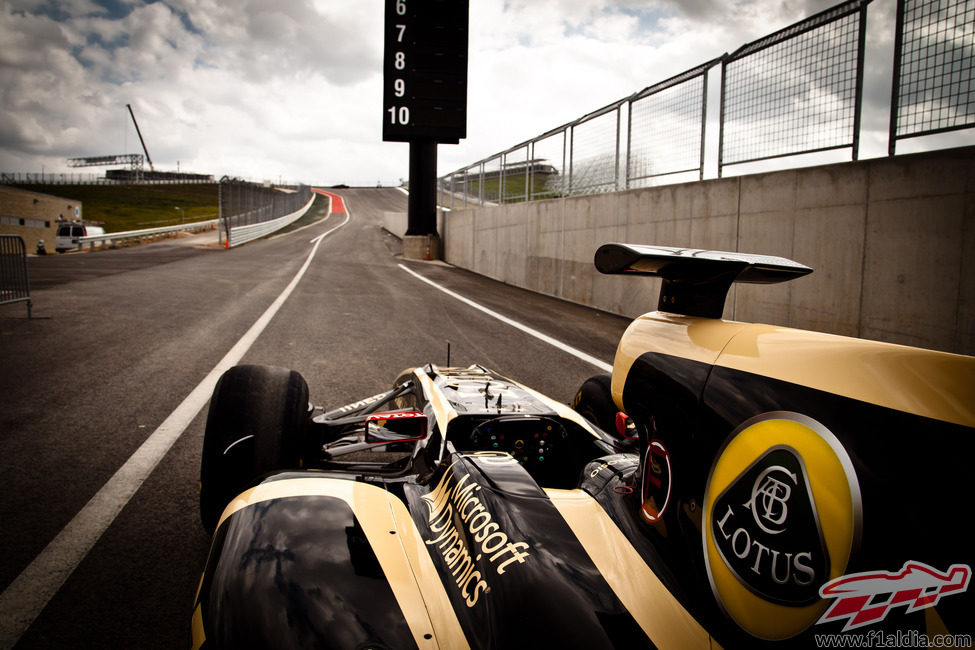 Salida de boxes del Circuito de las Américas