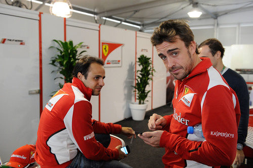 Fernando Alonso y Felipe Massa en Austin