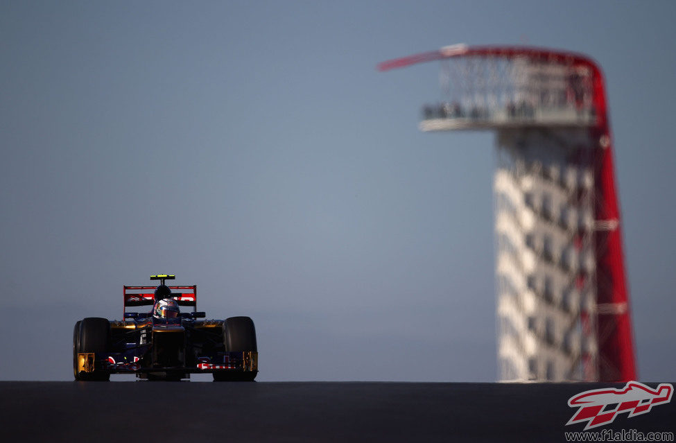 Jean-Eric Vergne rueda en el Circuito de las Américas